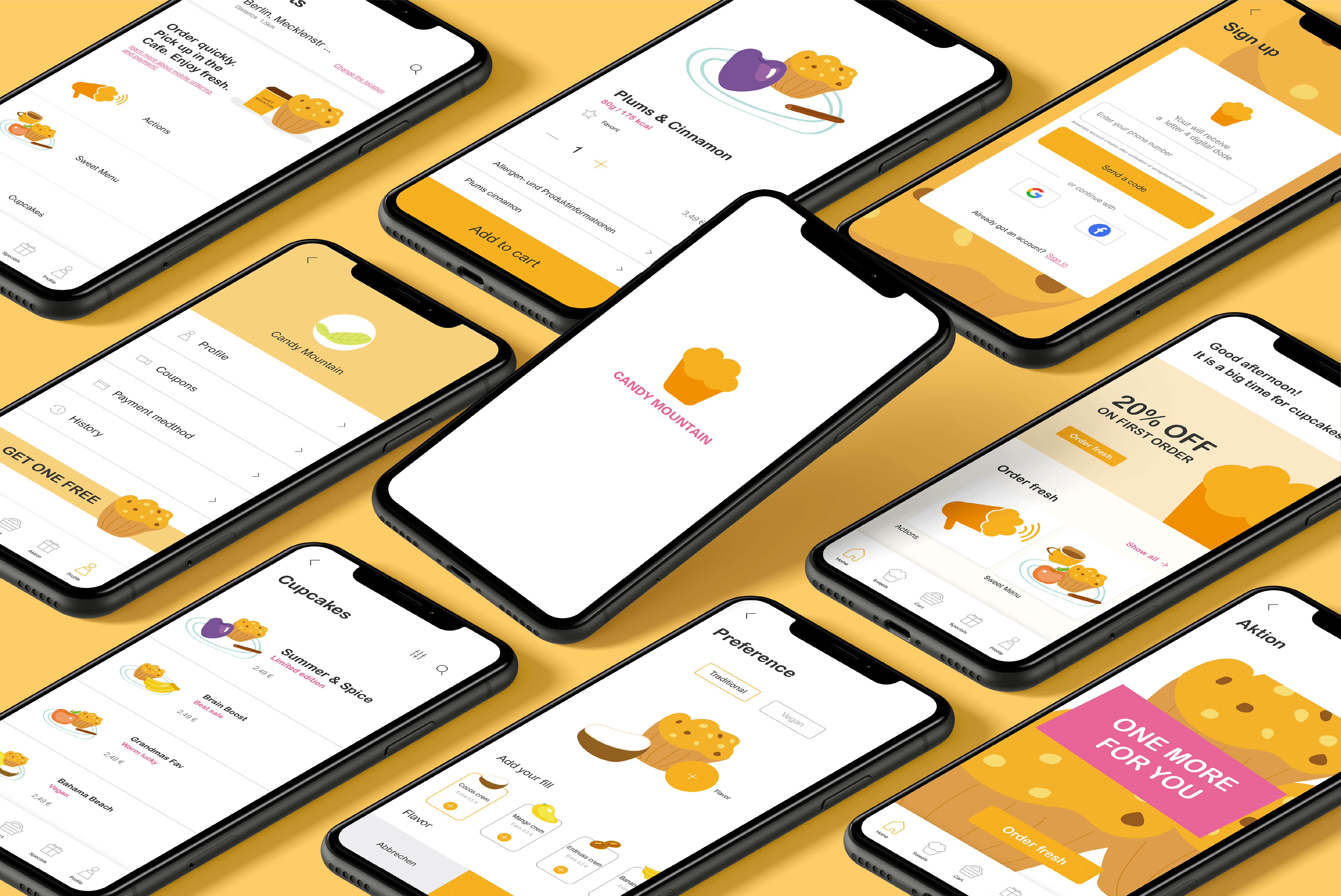 YUTIAN LI Candy Mountain, UX & UI Design