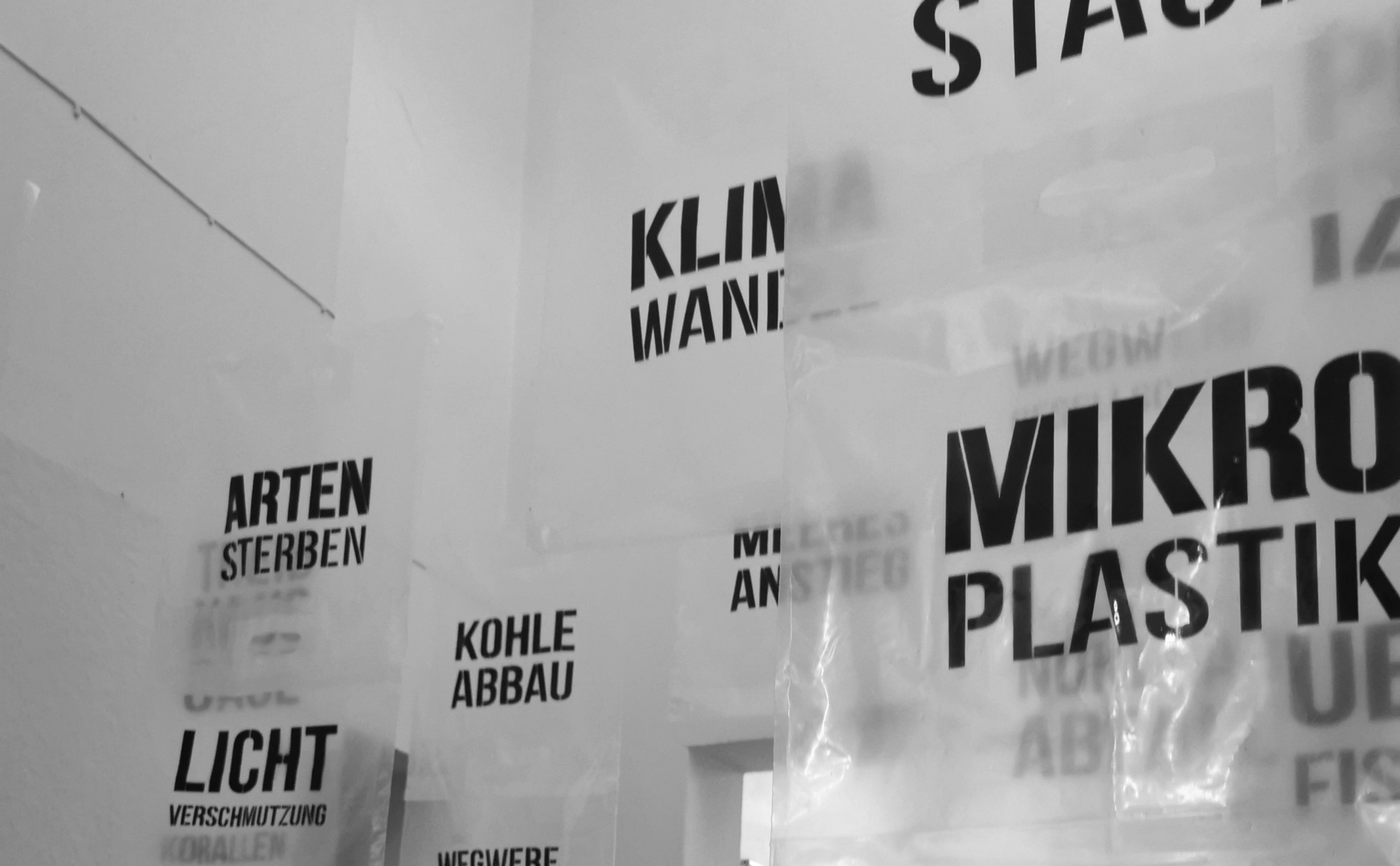 YUTIAN LI There is no planet B, Installation