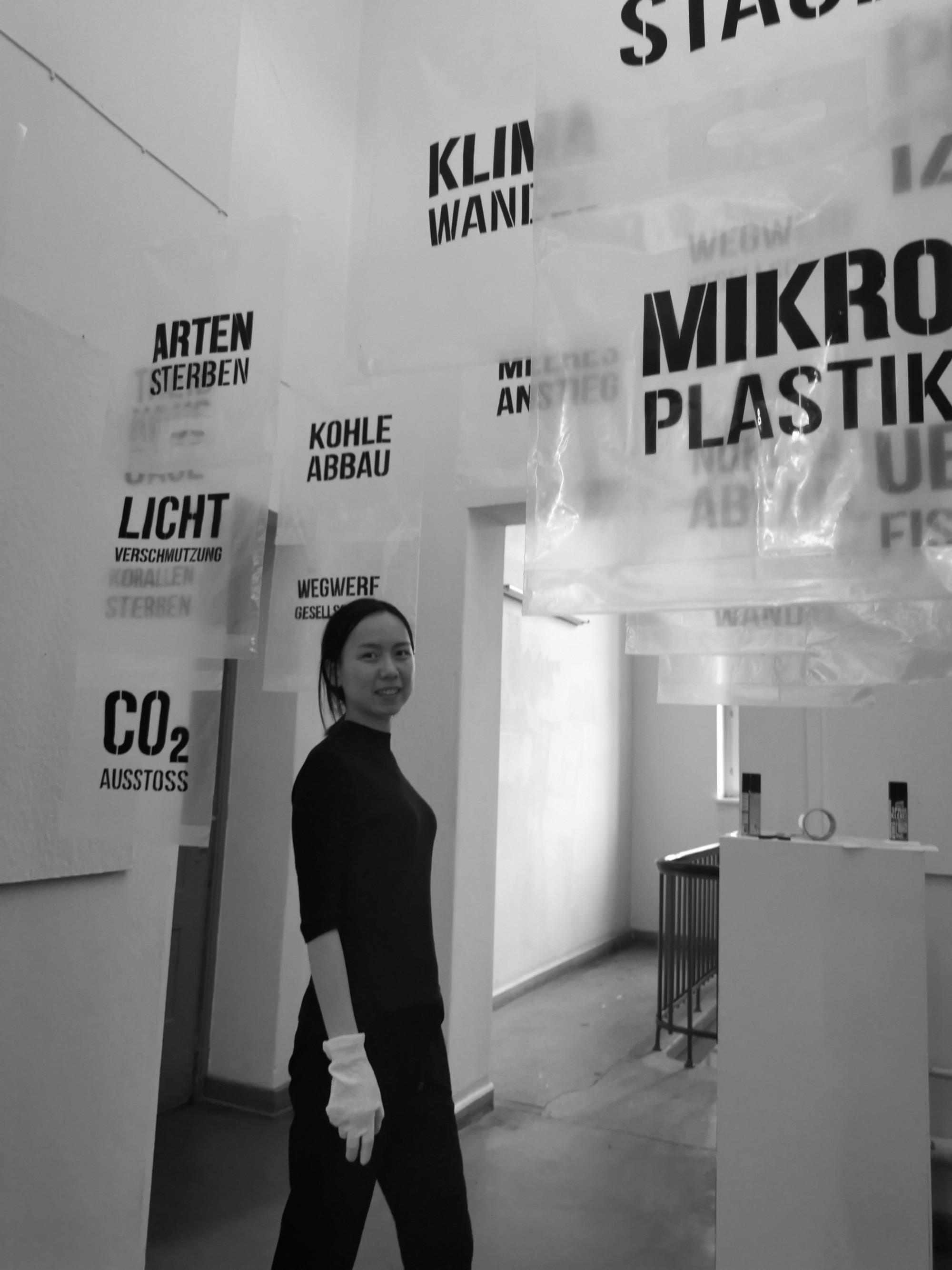 YUTIAN LI There is no planet B, Installation